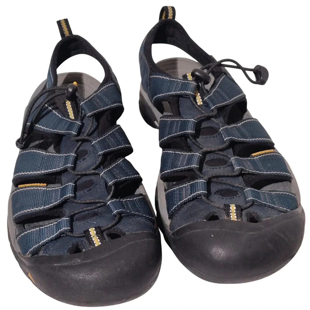 KEEN Newport H2 Mens Sandals Blue Waterproof Hiking Sport Shoes Size 10